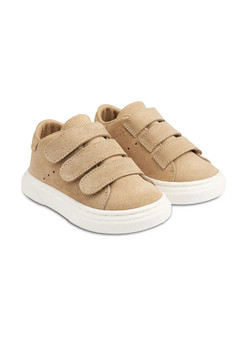 Sneaker Δερμάτινο Με Τριπλά Χρατς Babywalker