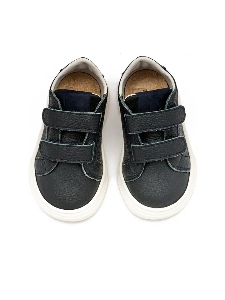 Sneaker Δερμάτινο Με Διπλά Χρατς Babywalker