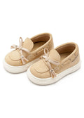 Loafer Καστόρινο Με Κρόσια Και Φιογκάκι Babywalker