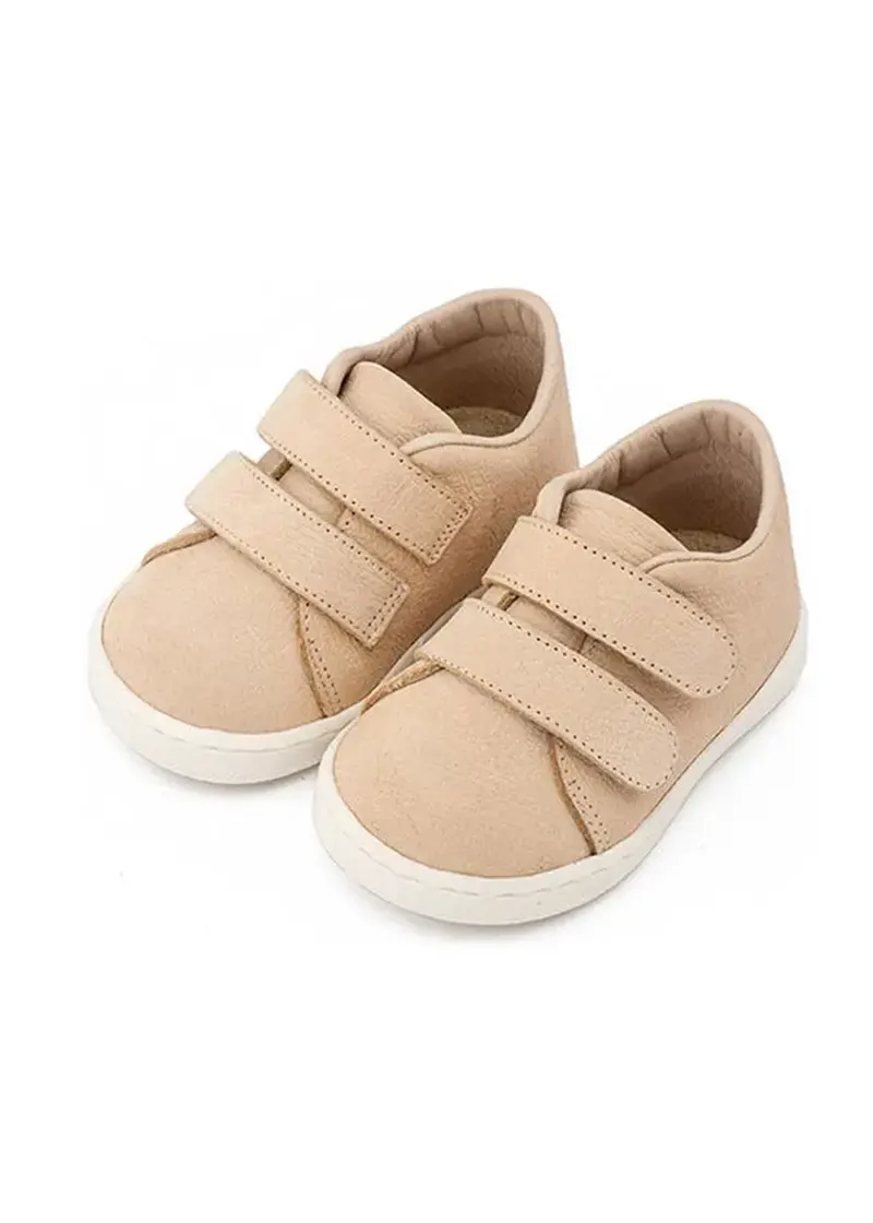 Sneaker Δερμάτινο Με Διπλό Χρατς Babywalker