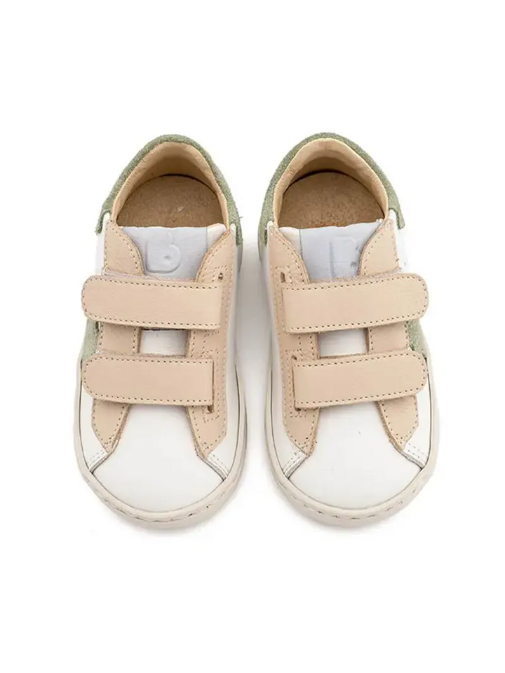 Sneaker Τρίχρωμο Διπλή Μπαρέτα Χρατς Με Αστέρι Στο Πλάι Babywalker
