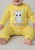 Βρεφική Πιτζάμα Ελεφαντάκι με Κορώνα Extan Bebe