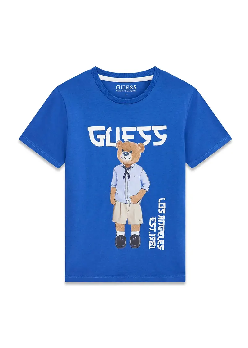 Παιδική Μπλούζα Guess SS T-SHIRT ΜΠΛΟΥΖΑ ΠΑΙΔΙΚΟ BOY
