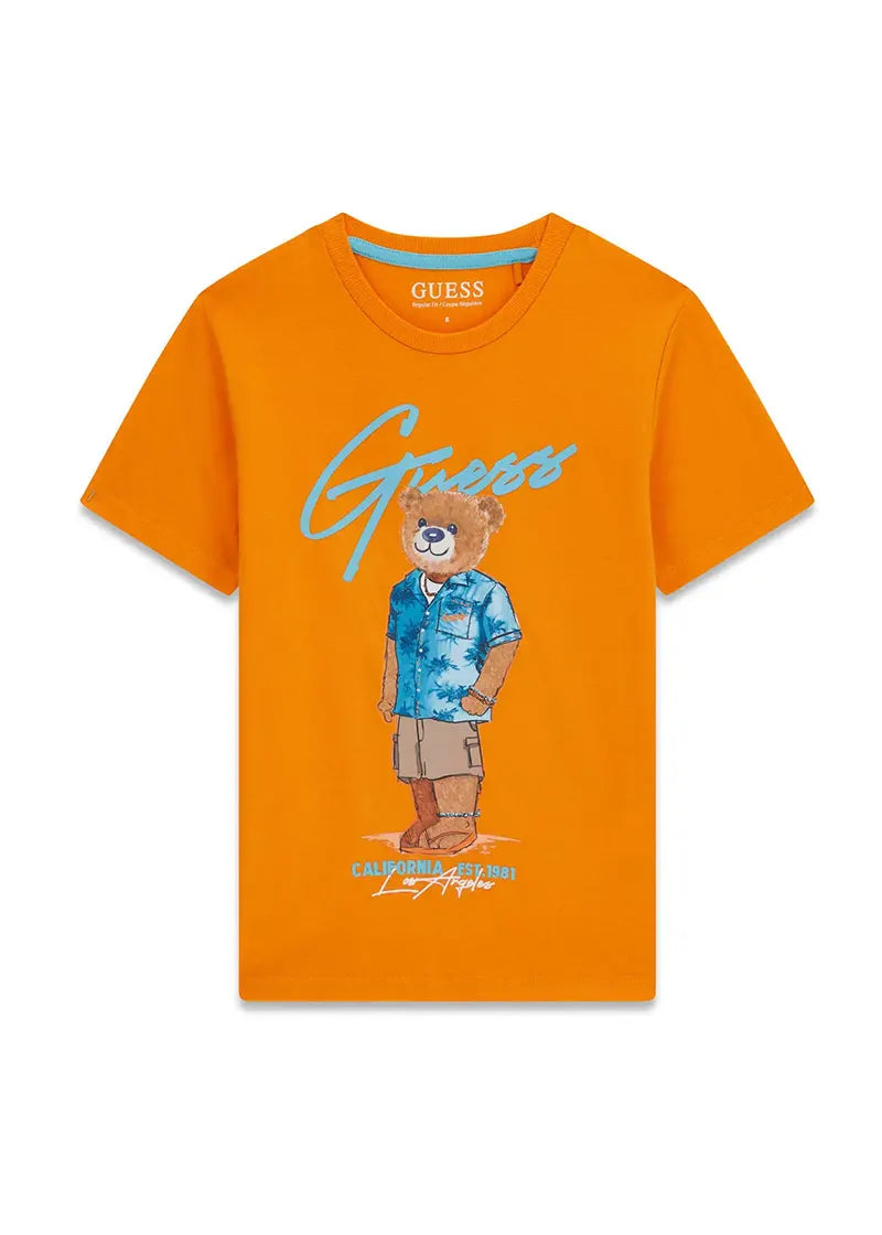 Παιδική Μπλούζα Guess SS T-SHIRT ΜΠΛΟΥΖΑ ΠΑΙΔΙΚΟ BOY