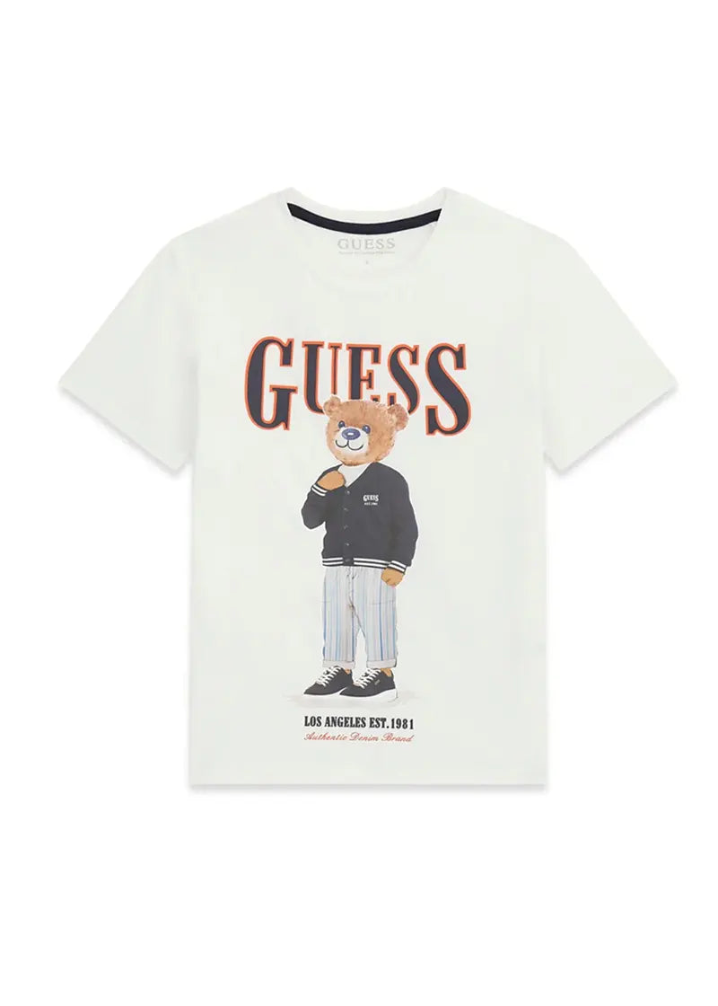 Παιδική Μπλούζα Guess SS T-SHIRT ΜΠΛΟΥΖΑ ΠΑΙΔΙΚΟ BOY