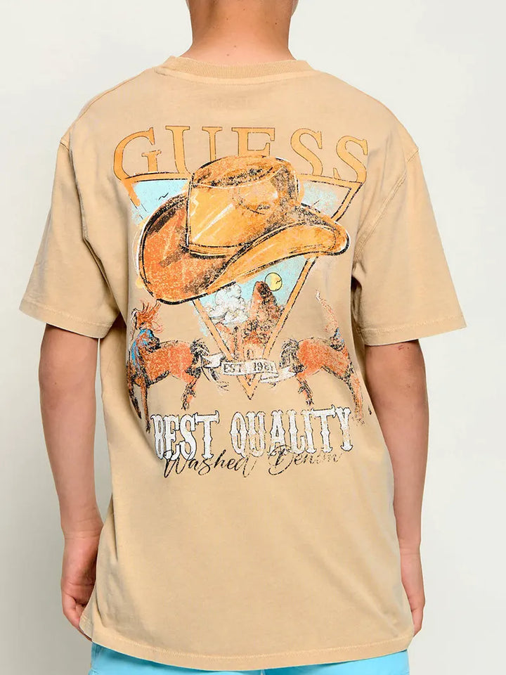 Παιδική Μπλούζα Guess GMT DYE OVERSIZE SS T-SHIRT ΜΠΛΟΥΖΑ ΠΑΙΔΙΚΟ BOY