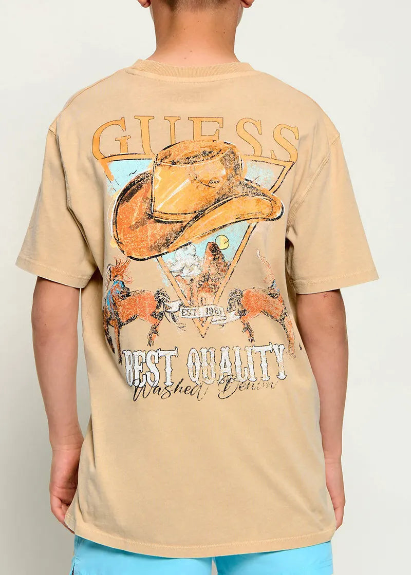 Παιδική Μπλούζα Guess GMT DYE OVERSIZE SS T-SHIRT ΜΠΛΟΥΖΑ ΠΑΙΔΙΚΟ BOY