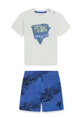 Βρεφικό Σετ Guess SET SS T-SHIRT+ACTIVE SHORTS ΣΕΤ ΠΑΙΔΙΚΟ BOY