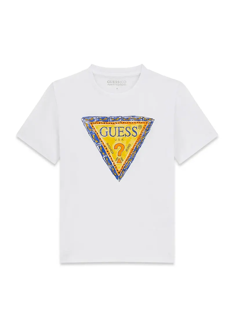 Παιδική Μπλούζα Guess SS T-SHIRT ΜΠΛΟΥΖΑ ΠΑΙΔΙΚΟ BOY