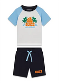 Παιδικό Σετ Guess SET SS T-SHIRT+TERRY SHORTS ΣΕΤ ΠΑΙΔΙΚΟ BOY