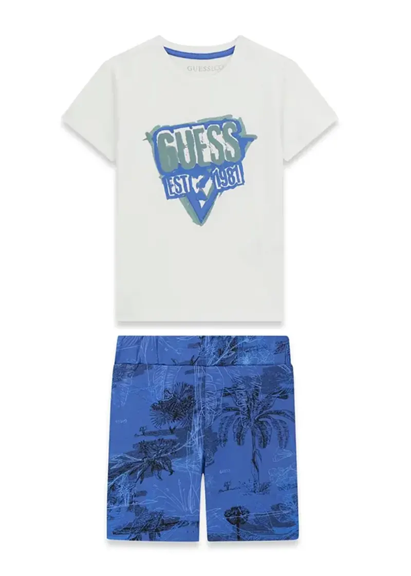 Παιδικό Σετ Guess SET SS T-SHIRT+ACTIVE SHORTS ΣΕΤ ΠΑΙΔΙΚΟ BOY
