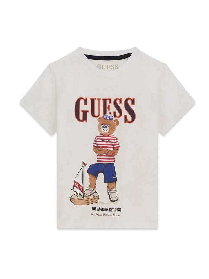 Παιδική Μπλούζα Guess SS T-SHIRT ΜΠΛΟΥΖΑ ΠΑΙΔΙΚΟ BOY