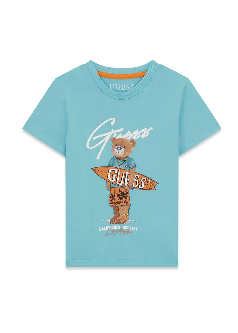 Παιδική Μπλούζα Guess SS T-SHIRT ΜΠΛΟΥΖΑ ΠΑΙΔΙΚΟ BOY