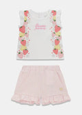 Παιδικό Σετ Guess SET SS T-SHIRT+SEERSUCKER SHOR ΣΕΤ ΠΑΙΔΙΚΟ GIRL
