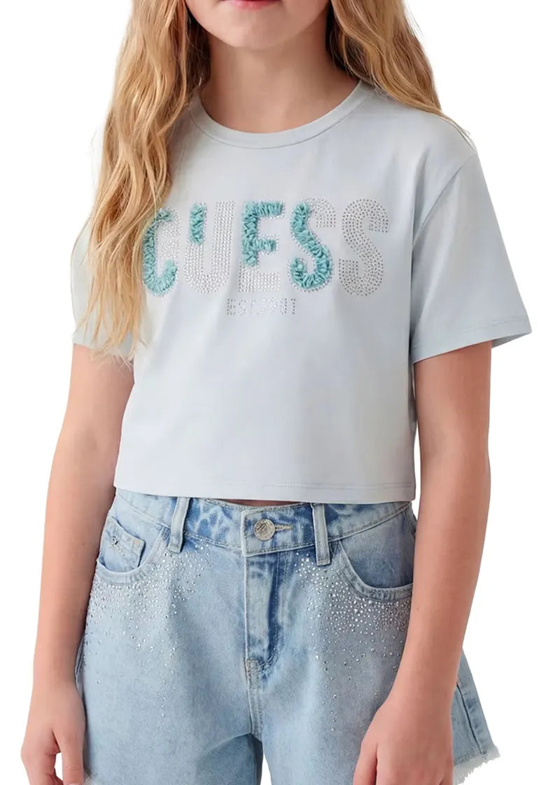 Παιδική Μπλούζα Guess MIDI SS T-SHIRT ΜΠΛΟΥΖΑ ΠΑΙΔΙΚΟ GIRL