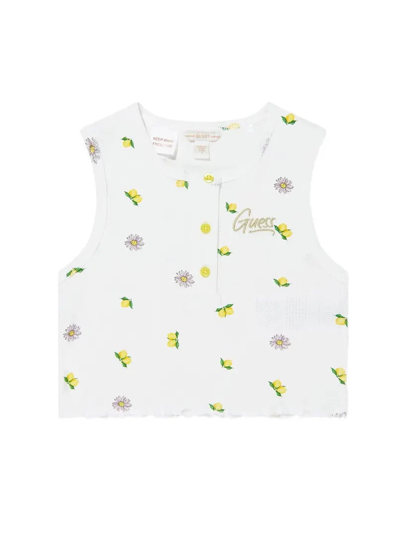 Παιδική Μπλούζα Guess STR RIB SL T-SHIRT ΜΠΛΟΥΖΑ ΠΑΙΔΙΚΟ GIRL