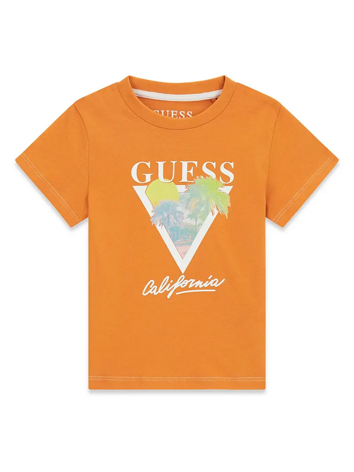 Παιδική Μπλούζα Guess SS T-SHIRT ΜΠΛΟΥΖΑ ΠΑΙΔΙΚΟ BOY
