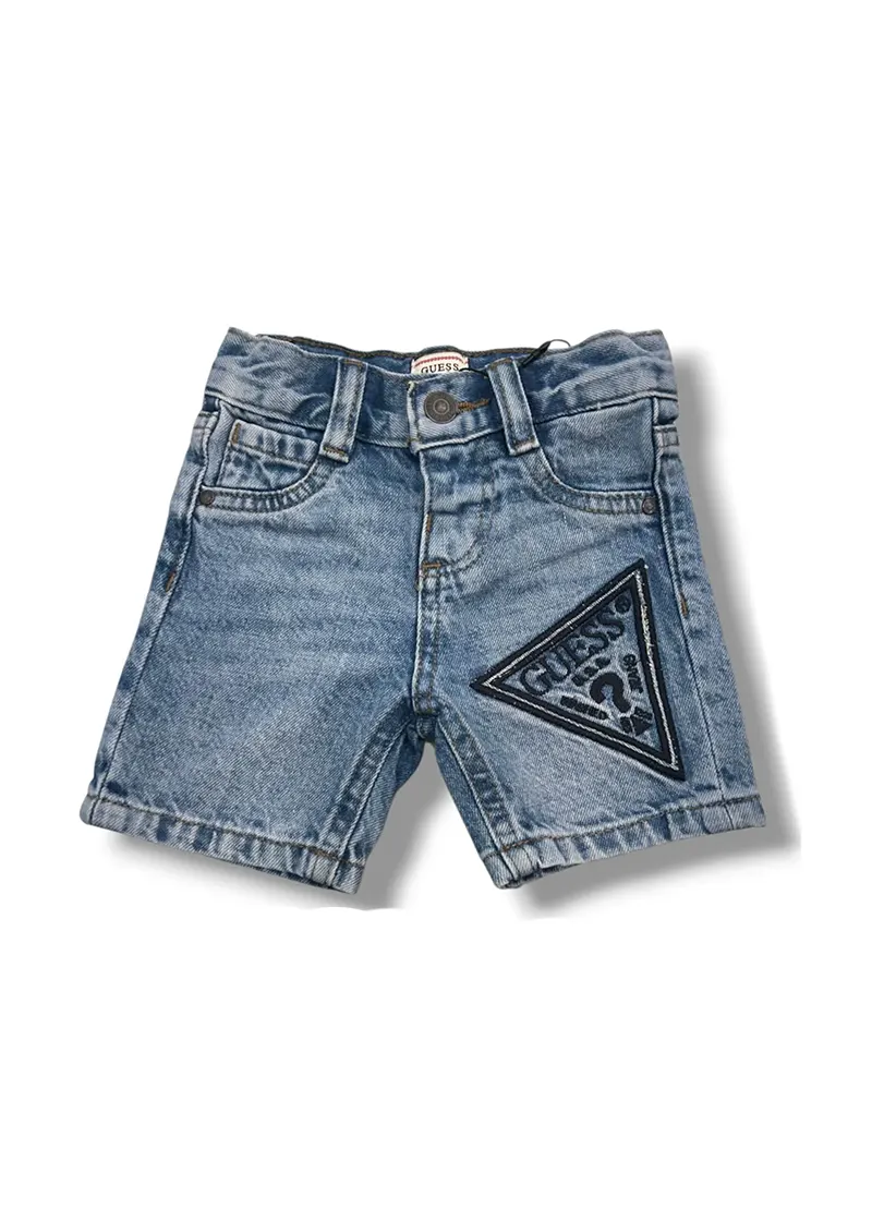 Παιδική Βερμούδα Guess COTTON LINEN RIGID DENIM SHORT ΣΟΡΤΣ ΠΑΙΔΙΚΟ BOY