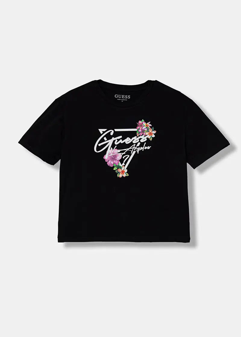 Παιδική Μπλούζα Guess CROP SS T-SHIRT ΜΠΛΟΥΖΑ ΠΑΙΔΙΚΟ GIRL