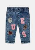Παιδικό Παντελόνι Guess PAPER BAG REGULAR STRETCH DENI