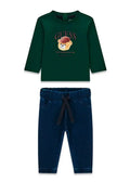 Παιδικό Σετ Guess SET LS T-SHIRT + KNIT DENIM PA