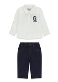 Παιδικό Σετ Guess SET POPLIN ADJ. LS SHIRT + PAN
