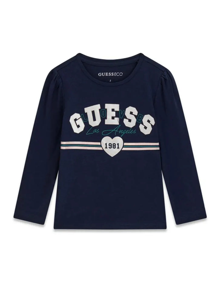 Παιδική Μπλούζα Guess LS T-SHIRT_LOGO ΜΠΛΟΥΖΑ ΠΑΙΔΙΚΟ