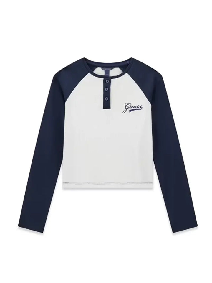 Παιδική Μπλούζα Guess SLIM RAGLAN LS T-SHIRT ΜΠΛΟΥΖΑ ΠΑΙΔΙΚΟ
