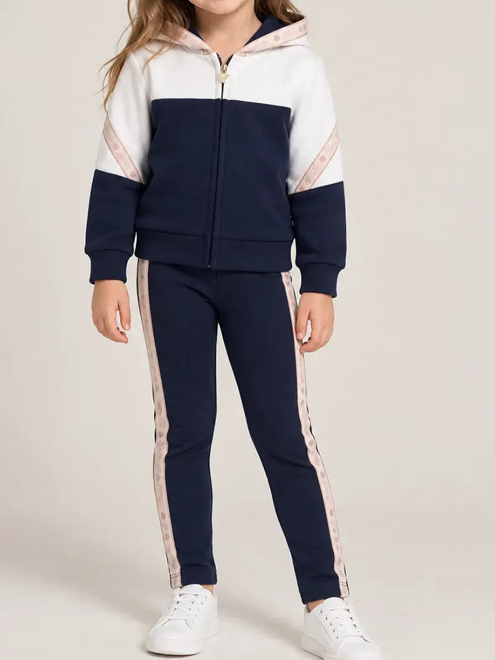 Παιδικό Σετ Guess SET HOODED LS ACTIVE TOP W/ZIP ΣΕΤ ΠΑΙΔΙΚΟ