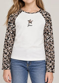 Παιδική Μπλούζα Guess SLUB JERSEY LS RAGLAN T-SHIRT ΜΠΛΟΥΖΑ ΠΑΙΔΙΚΟ
