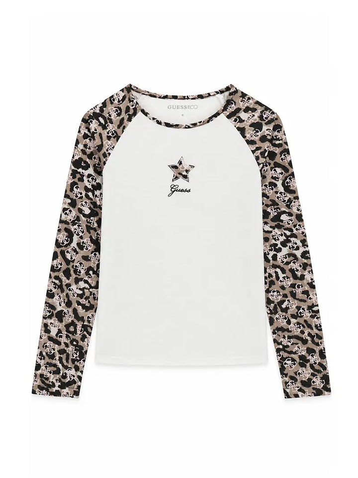 Παιδική Μπλούζα Guess SLUB JERSEY LS RAGLAN T-SHIRT ΜΠΛΟΥΖΑ ΠΑΙΔΙΚΟ
