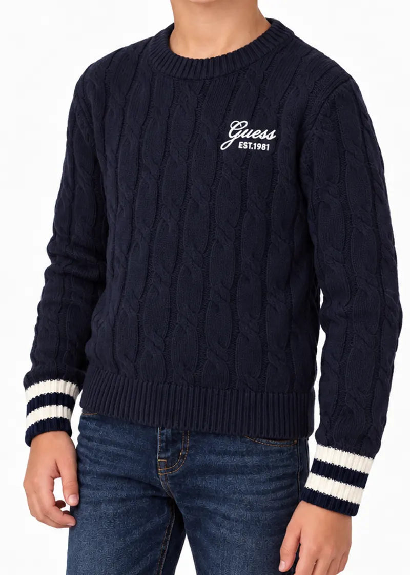Παιδική Μπλούζα Guess LS SWEATER ΜΠΛΟΥΖΑ ΠΑΙΔΙΚΟ GIRL