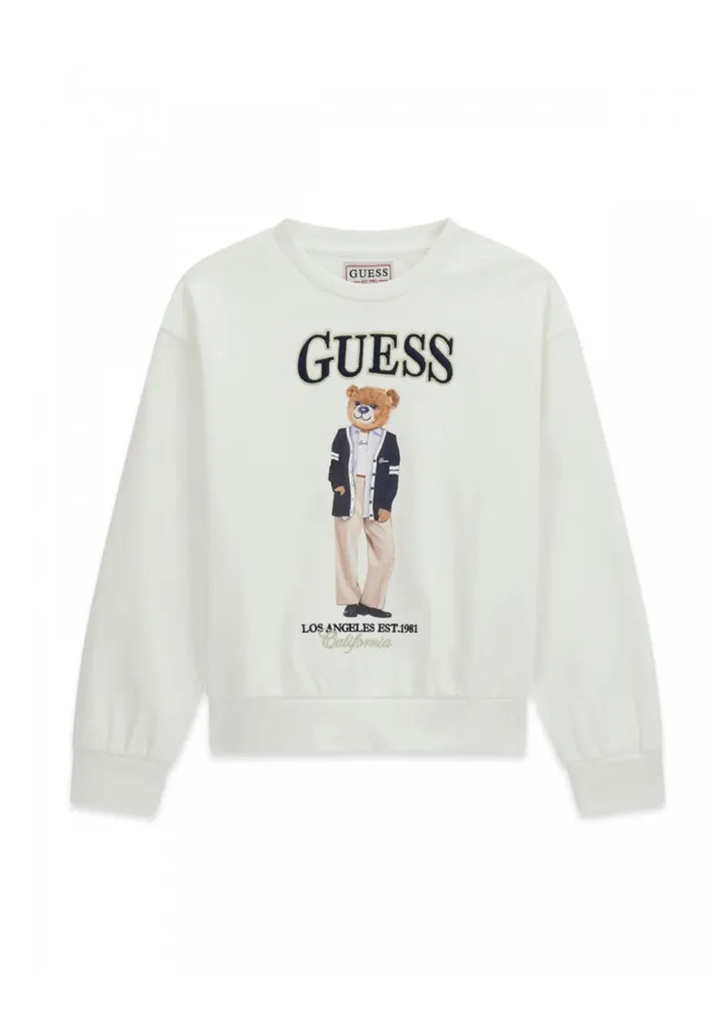 Παιδικό Φούτερ Guess OVERSIZE LS ACTIVE TOP ΦΟΥΤΕΡ ΠΑΙΔΙΚΟ GIRL