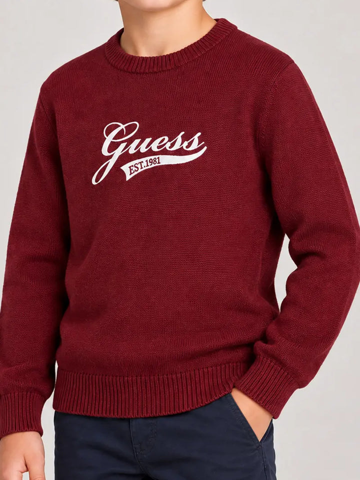 Παιδική Μπλούζα Guess LS SWEATER ΜΠΛΟΥΖΑ ΠΑΙΔΙΚΟ BOY
