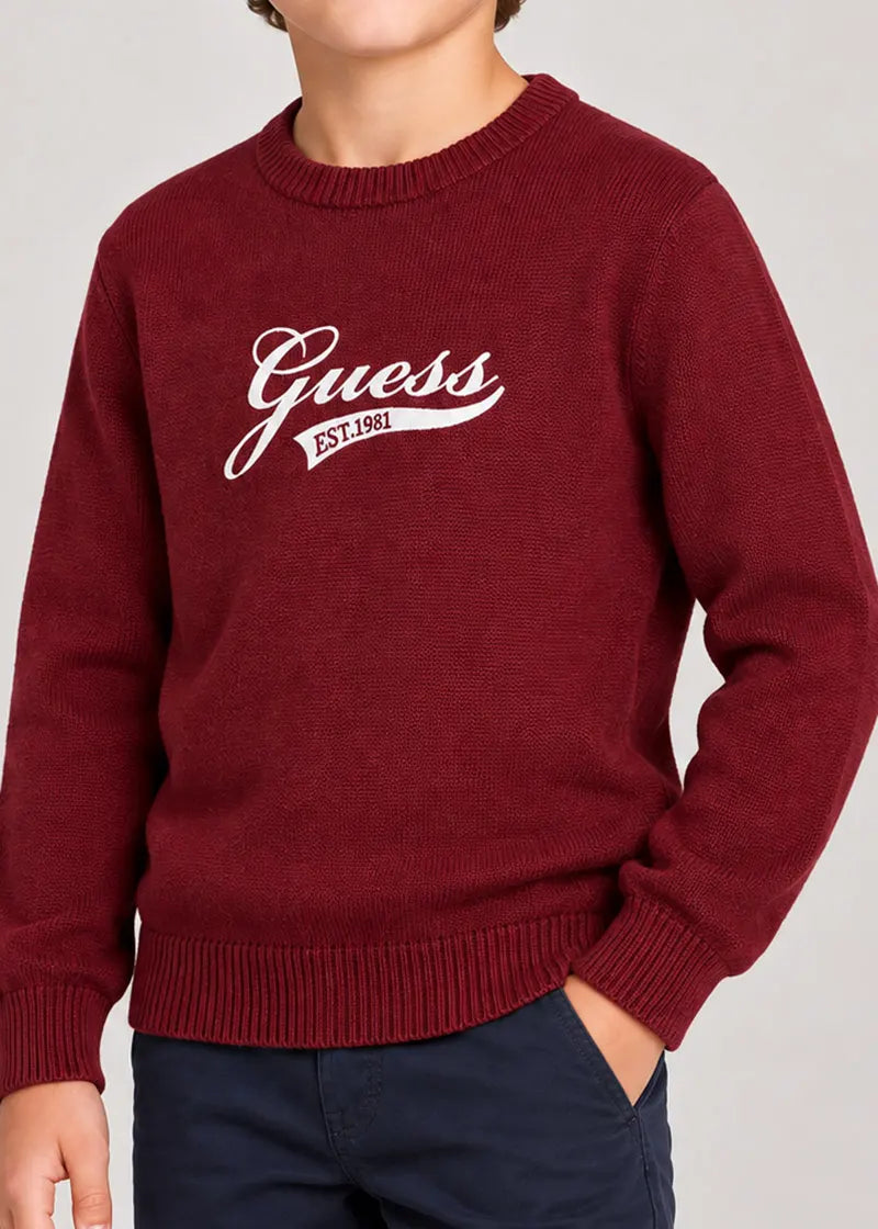 Παιδική Μπλούζα Guess LS SWEATER ΜΠΛΟΥΖΑ ΠΑΙΔΙΚΟ BOY