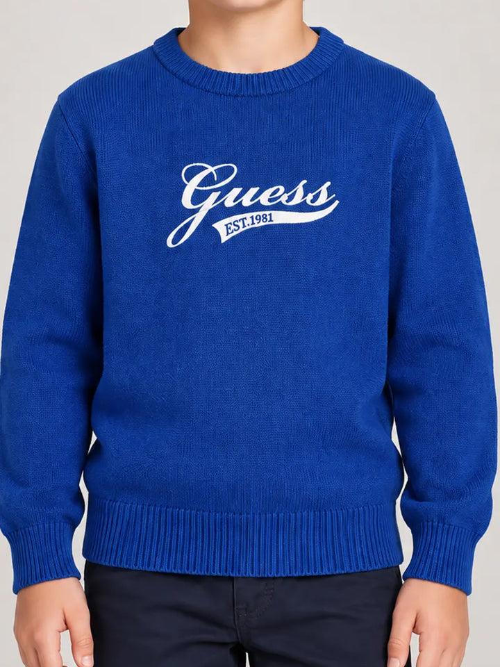 Παιδική Μπλούζα Guess LS SWEATER ΜΠΛΟΥΖΑ ΠΑΙΔΙΚΟ BOY