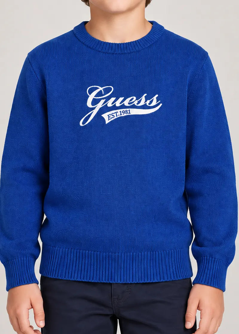 Παιδική Μπλούζα Guess LS SWEATER ΜΠΛΟΥΖΑ ΠΑΙΔΙΚΟ BOY