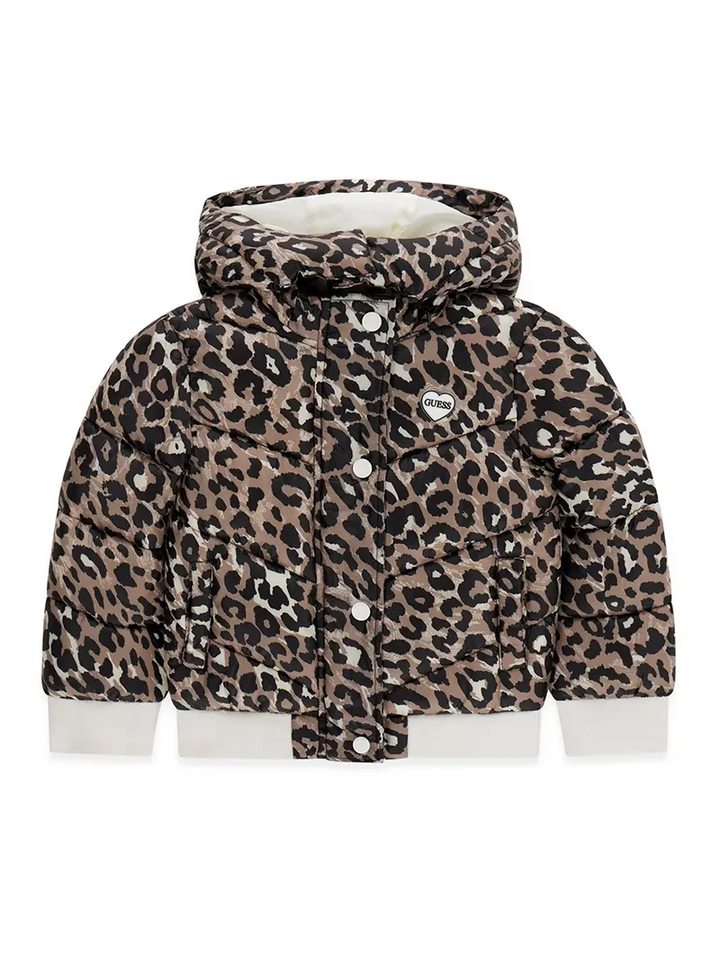 Παιδικό Μπουφάν Guess POLYESTER HOODED PADDED LS PUF ΜΠΟΥΦΑΝ ΠΑΙΔΙΚΟ GIRL