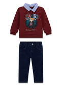 Παιδικό Σετ Guess SET LS ACTIVE TOP W/OXFORD+STR ΣΕΤ ΠΑΙΔΙΚΟ BOY