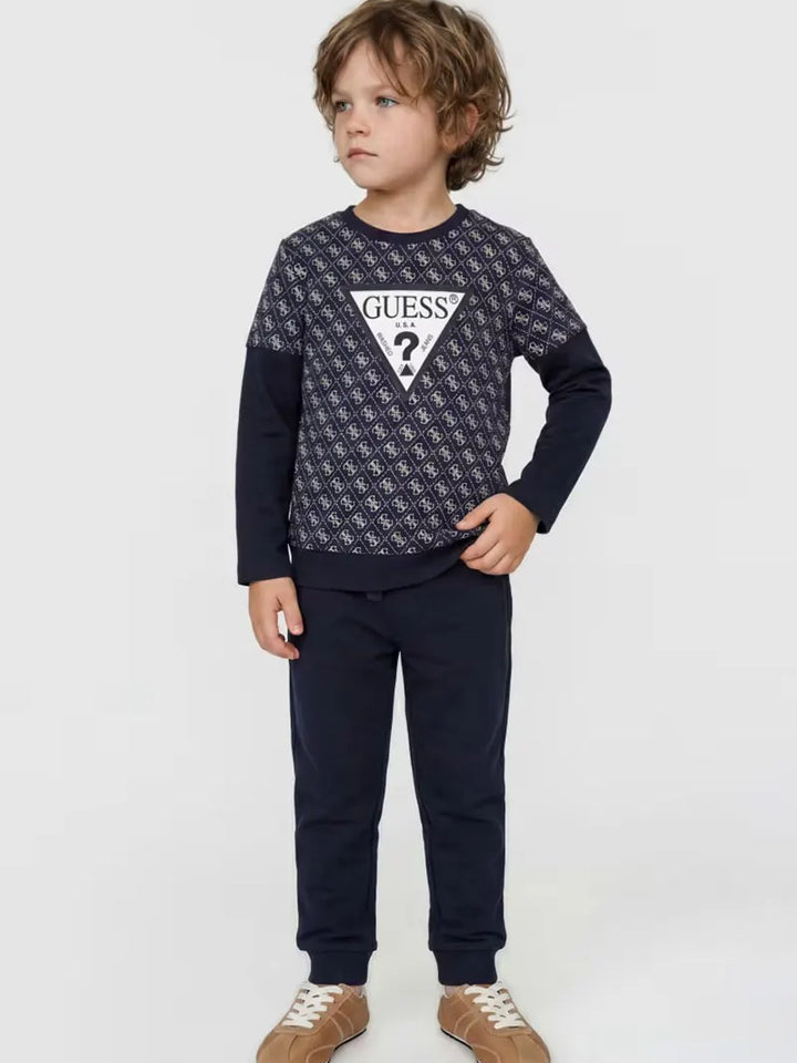 Παιδικό Σετ Guess SET LS T-SHIRT+ACTIVE PANTS ΣΕΤ ΠΑΙΔΙΚΟ BOY