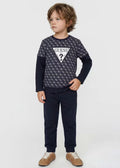 Παιδικό Σετ Guess SET LS T-SHIRT+ACTIVE PANTS ΣΕΤ ΠΑΙΔΙΚΟ BOY