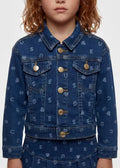 Παιδικό Μπουφάν Guess STRETCH DENIM JACKET W/LASER ΜΠΟΥΦΑΝ ΠΑΙΔΙΚΟ GIRL