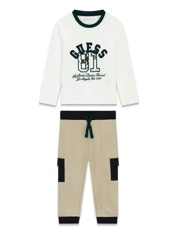 Παιδικό Σετ Guess SET LS T-SHIRT+ACTIVE PANTS ΣΕΤ ΠΑΙΔΙΚΟ BOY