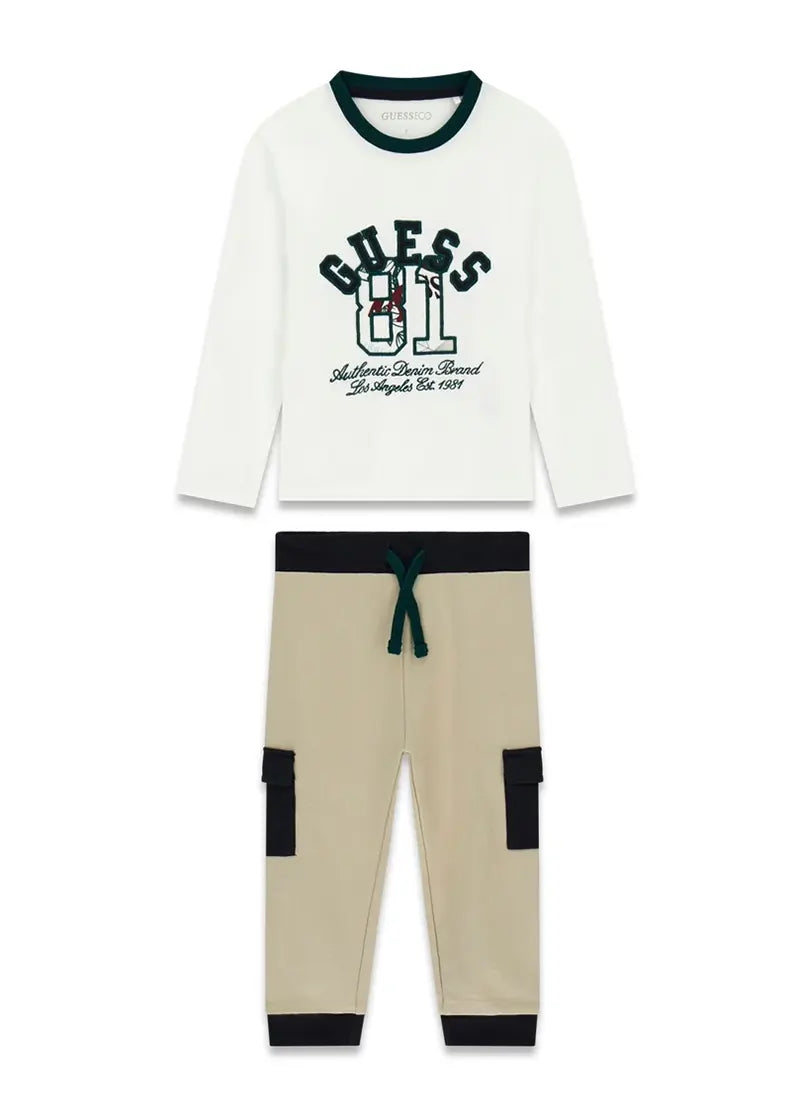 Παιδικό Σετ Guess SET LS T-SHIRT+ACTIVE PANTS ΣΕΤ ΠΑΙΔΙΚΟ BOY