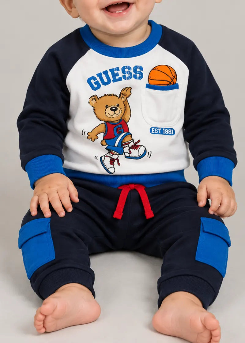 Παιδικό Σετ Guess SET LS ACTIVE TOP + ACTIVE PA ΣΕΤ ΠΑΙΔΙΚΟ BOY