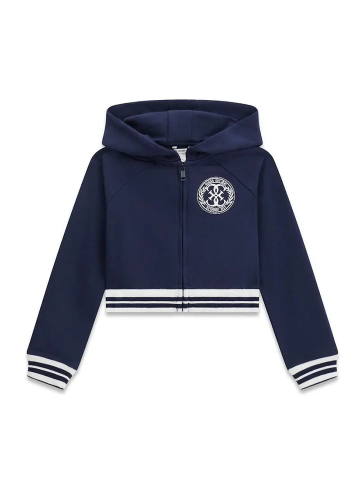 Παιδικό Φούτερ Guess HOODED LS ACTIVE TOP W/ZIP ΦΟΥΤΕΡ ΠΑΙΔΙΚΟ GIRL