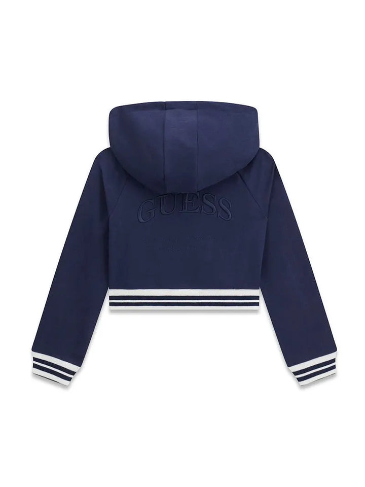 Παιδικό Φούτερ Guess HOODED LS ACTIVE TOP W/ZIP ΦΟΥΤΕΡ ΠΑΙΔΙΚΟ GIRL