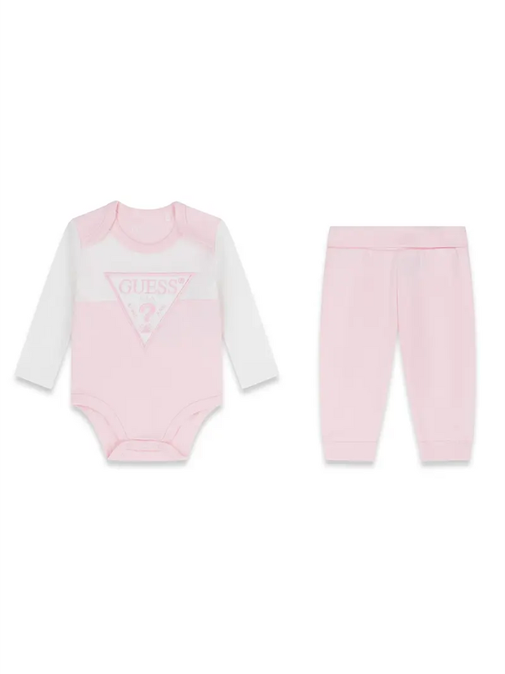 Βρεφικό Σετ Guess SET LS BODY + PANTS