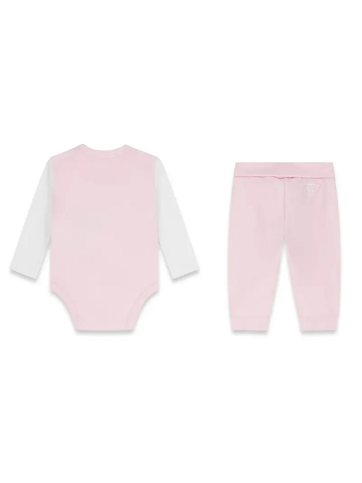 Βρεφικό Σετ Guess SET LS BODY + PANTS