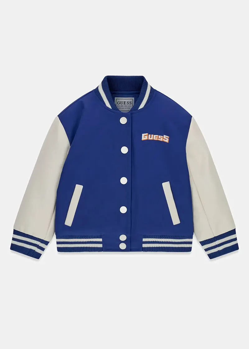 Παιδικό Μπουφάν Guess SATIN&PU PADDED LS BOMBER ΜΠΟΥΦΑΝ ΠΑΙΔΙΚΟ BOY